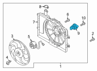 OEM Hyundai Elantra Resistor Diagram - 25385-AA000