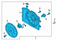 OEM 2022 Hyundai Elantra Blower Assembly Diagram - 25380-AA000