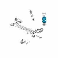 OEM 2007 Saturn Ion Rear Spring Diagram - 22733682