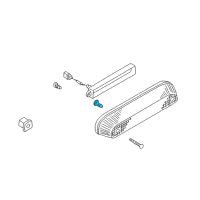 OEM 2001 Nissan Frontier Bulb-Stop Lamp Diagram - 26261-3B300