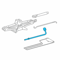 OEM 2017 Lexus NX200t Wrench, Hub Nut Box Diagram - 09150-30020