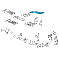 OEM 2014 GMC Savana 2500 Front Shield Diagram - 22793646