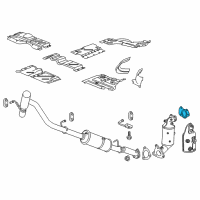 OEM 2016 GMC Canyon Gasket-Exhaust Manifold Pipe Diagram - 94718254