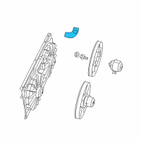 OEM 2016 Jeep Patriot Bracket-Cooling Module Diagram - 5116346AA