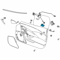 OEM 2016 Chevrolet Corvette Window Switch Diagram - 22777201