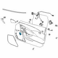 OEM GMC Acadia Lock Switch Diagram - 22916533