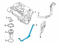 OEM 2022 Ford Maverick STRAP ASY - FUEL TANK Diagram - NZ6Z-9054-A