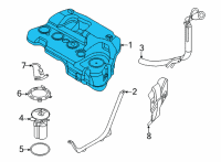 OEM 2022 Ford Maverick TANK ASY - FUEL Diagram - NZ6Z-9002-A
