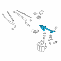 OEM 2008 Toyota Avalon Wiper Linkage Diagram - 85150-AC010