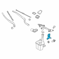 OEM 1995 Toyota Tacoma Washer Pump Diagram - 85330-06031