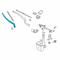 OEM Toyota Avalon Wiper Arm Diagram - 85211-AC010