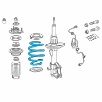 OEM 2011 Acura ZDX Spring, Right Front Diagram - 51401-SZN-A52