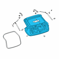 OEM Lincoln Corsair GATE ASY - LIFT Diagram - MJ7Z-7840010-B