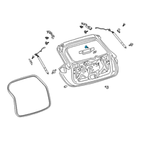 OEM Ford Escape Hinge Bolt Diagram - -W720132-S439
