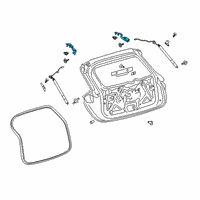 OEM 2020 Lincoln Corsair WEATHERSTRIP Diagram - LJ7Z-78404A06-B