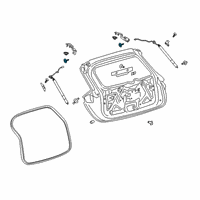 OEM Lincoln Corsair WEATHERSTRIP - LUGGAGE COMPART Diagram - LJ7Z-7843720-D