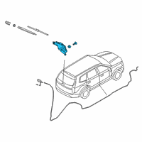 OEM Kia Telluride Motor & Linkage Assembly Diagram - 98700S9000