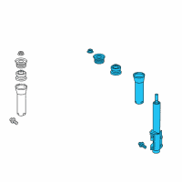 OEM 2004 Dodge Sprinter 2500 ABSORBER-Shock Diagram - 5139548AA