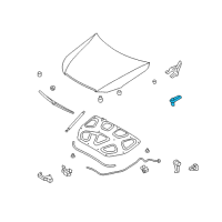 OEM 2010 Hyundai Genesis Switch Assembly-Hood Diagram - 93880-3M000