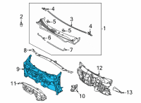 OEM Hyundai Panel Complete-Dash Diagram - 64300-AB000