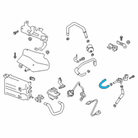 OEM Infiniti QX50 Hose-Anti Evaporation Control Diagram - 14912-5NA0B