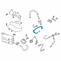 OEM Infiniti QX50 Hose-Anti Evaporation Control Diagram - 14912-5NA0C