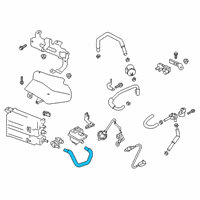 OEM 2019 Infiniti QX50 Hose-Anti Evaporation Control Diagram - 18791-5NA1A