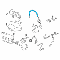 OEM 2021 Infiniti QX50 Hose-Anti Evaporation Control Diagram - 14912-5NA0D