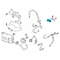 OEM Infiniti QX50 EVAPORATOR CANISTER PURGE Valve Diagram - 14930-3YM0A