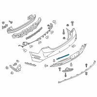 OEM 2018 Lincoln MKZ Reflector Diagram - DP5Z-15A449-B