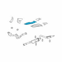 OEM 2019 Chevrolet Tahoe Heat Shield Diagram - 23498620