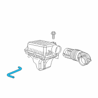 OEM Chrysler Hose-Make Up Air Diagram - 5037554AC