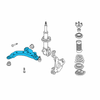 OEM 2003 Buick Regal Front Lower Control Arm Assembly Diagram - 10328905