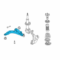 OEM 1999 Buick Century Front Lower Control Arm Assembly Diagram - 10328905