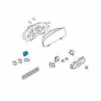 OEM Mercury Mirror Switch Diagram - 3L8Z-17B676-BAA