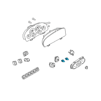 OEM 2006 Mercury Mariner Bulb Diagram - F65Z-13B765-AA