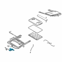 OEM 2000 Lincoln LS Motor Diagram - XW4Z-15790-AB