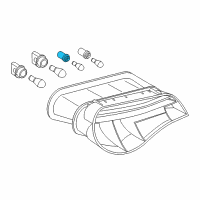 OEM 2008 BMW 528i Bulb Socket Diagram - 63-21-6-916-471
