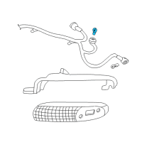 OEM 2002 Chevrolet Corvette Park Lamp Bulb Diagram - 9442494