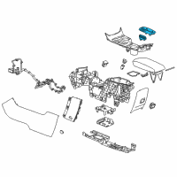 OEM 2015 Chevrolet Malibu Shift Indicator Diagram - 22912121