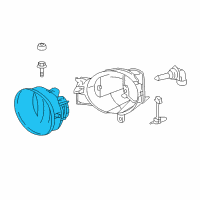 OEM Toyota 4Runner Fog Lamp Diagram - 81211-42061