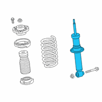 OEM 2019 BMW X4 Rear Sport Shock Absorber Spring Coil Strut Diagram - 33-50-6-880-604