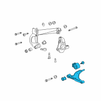 OEM Cadillac XTS Front Lower Control Arm Assembly Diagram - 84008848