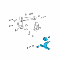 OEM 2017 Cadillac XTS Front Lower Control Arm Assembly Diagram - 84008848