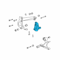 OEM 2012 Buick Regal Knuckle, Steering (W/ Hub) (Repair) Diagram - 22812745