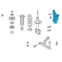 OEM 2014 Honda Odyssey Knuckle, Front Left Diagram - 51216-TK8-D00