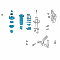 OEM 2014 Honda Odyssey Shock Absorber Assembly, Right Front Diagram - 51601-TK8-A67