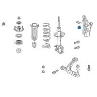 OEM 2013 Honda Odyssey Nut, Castle (14MM) Diagram - 90363-S3V-A01