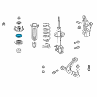 OEM 2014 Honda Pilot Bearing, Front Shock Absorber Mount Diagram - 51726-SZA-A01