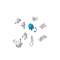 OEM 2006 Nissan Maxima Engine Mounting Insulator , Rear Diagram - 11320-8Y00A